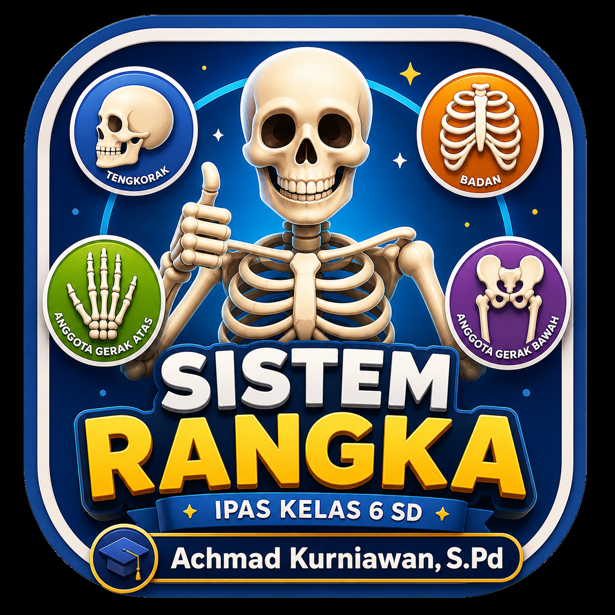 Logo Sistem Rangka — Gerak Tubuhku